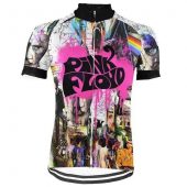 Album Collage 2026 Kimberly Osceola Pepperland San Rafael Pink Floyd Shortsleeve Cycling Jersey - OtherBrick