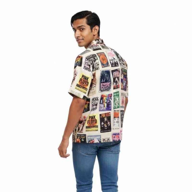 All Album Cover Collage Dust Style Pink Floyd Hawaiian Shirt