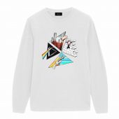 Animals The Wall Wywh Dsotm Front Longsleeve White - OtherBrick