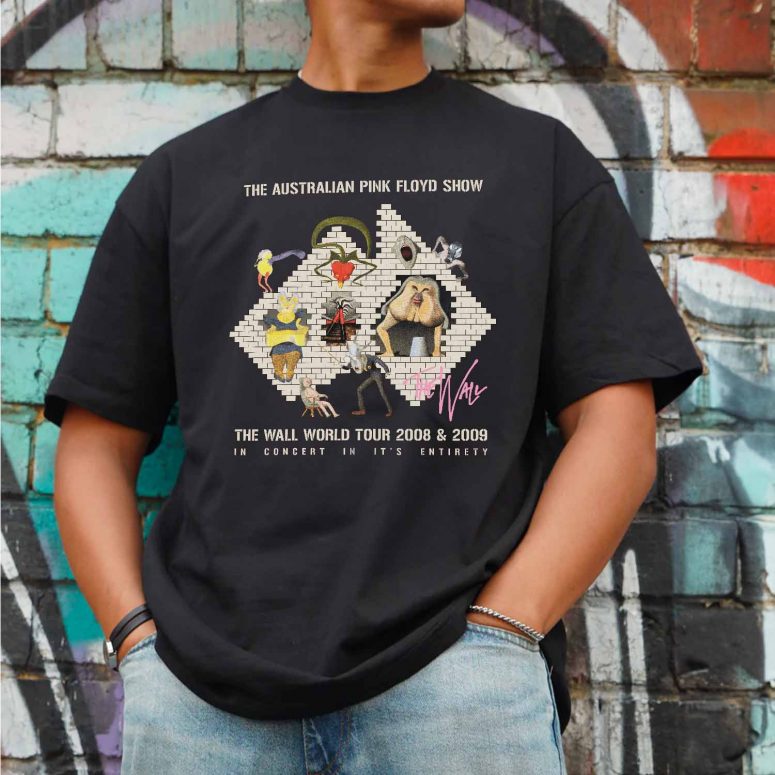 Australian Pink Floyd The Wall Tour 2008 Shirt Australian Pink Floyd The Wall Tour 2008 Shirt