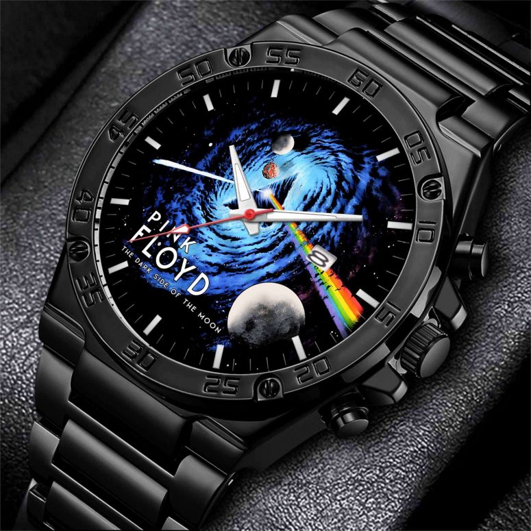 Black Hole Dark Side Galaxy Gentleman Powermatic Silver Watch