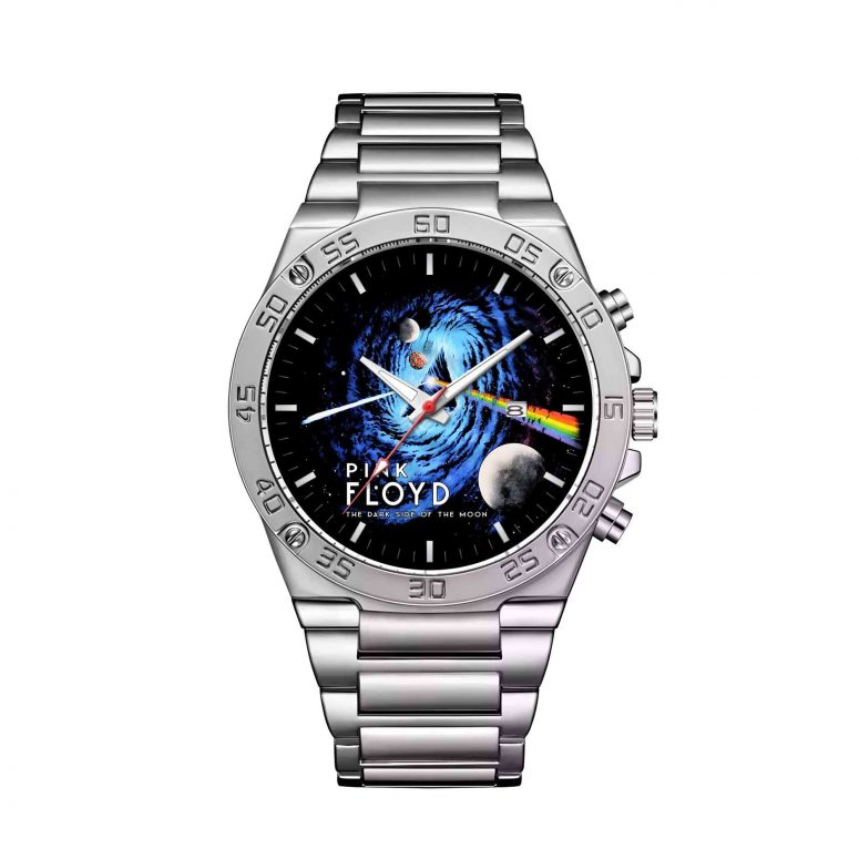 Black Hole Dark Side Galaxy Gentleman Powermatic Silver Watch