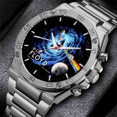Black Hole Dark Side Galaxy Watches Silver - OtherBrick
