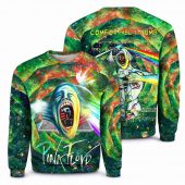 Comfortably Numb Screaming Face The Wall Green Pink Floyd Shirt Long Sleeve - OtherBrick