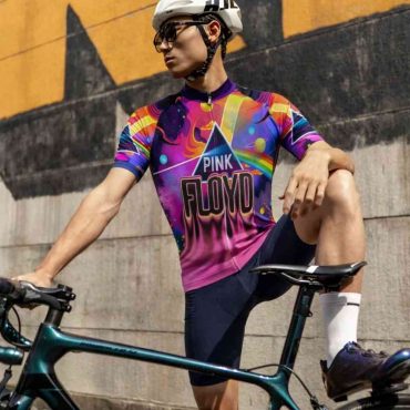 DSOTM Galaxy Kimberly Osceola Pepperland San Rafael Pink Floyd Short Sleeve Cycling Jersey