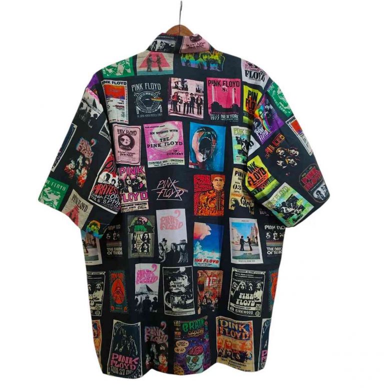 DSOTM WYWH Animals Album Poster Pink Floyd Hawaiian Shirt