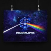 Dsotm X Dungeons And Dragons Dice Pink Floyd Poster Ph4 - OtherBrick