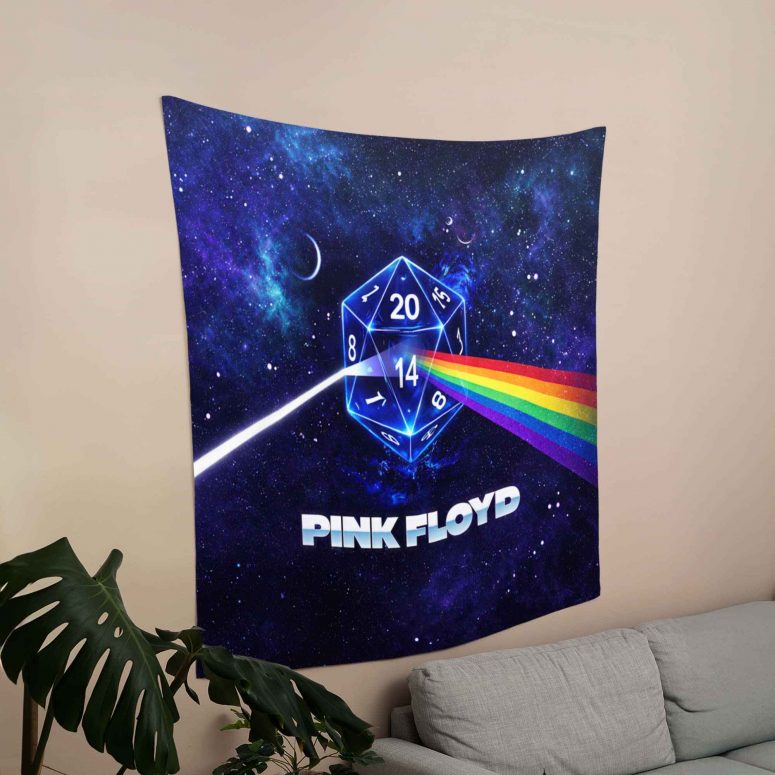 DSOTM x Dungeons and Dragons Dice Pink Floyd Tapestry 12.20.40 DSOTM x Dungeons and Dragons Dice Pink Floyd Tapestry 12.20.40