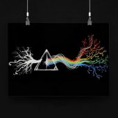 Dark Side Of Roots Prism Pink Floyd Poster Ph4 - OtherBrick