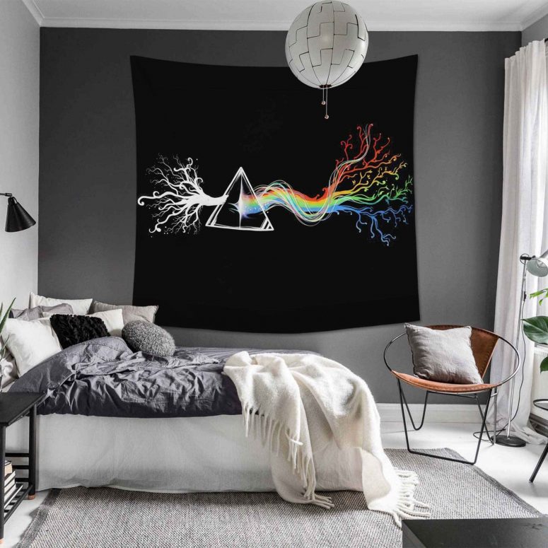 Dark Side Of Roots Prism Pink Floyd Tapestry 12.20.40 Dark Side Of Roots Prism Pink Floyd Tapestry 12.20.40
