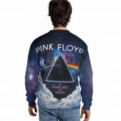 Dark Side Of The Moon Glaxy Sky Pink Floyd Sweater Back - OtherBrick