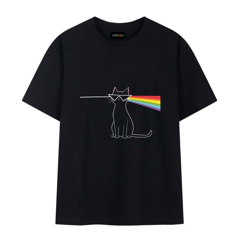 Dark Side of the Meow Cat Pink Floyd Shirt Dark Side of the Meow Cat Pink Floyd Shirt