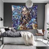 David Gilmour Mosaic Album Rock Art Pink Floyd Tapestry Tpt L3 - OtherBrick