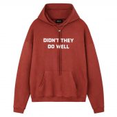 Didnt They Do Well Tee Worn By David Gilmourfront Hoodie Red - OtherBrick