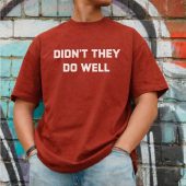 Didnt They Do Well Tee Worn By David Gilmourfront Shirt Man Red - OtherBrick