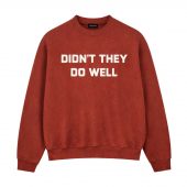 Didnt They Do Well Tee Worn By David Gilmourfront Sweatshirt Red - OtherBrick
