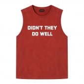 Didnt They Do Well Tee Worn By David Gilmourfront Tank Red - OtherBrick