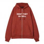 Didnt They Do Well Tee Worn By David Gilmourfront Ziphoodie Red - OtherBrick