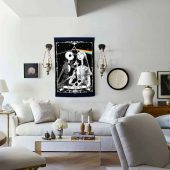 Jack Sally Halloween The Lover Tarot Card Flower Pink Floyd Tapestry Tpt P1 - OtherBrick