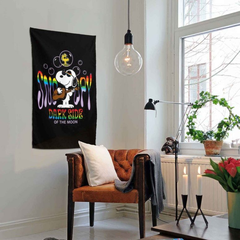 Joe Cool Snoopy Side Of The Moon Pink Floyd Tapestry