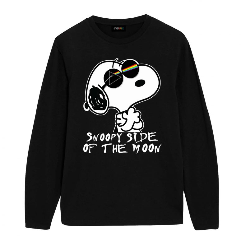 Joe Cool Snoopy Side Of The Moon Pink Floyd Shirt Joe Cool Snoopy Side Of The Moon Pink Floyd Shirt