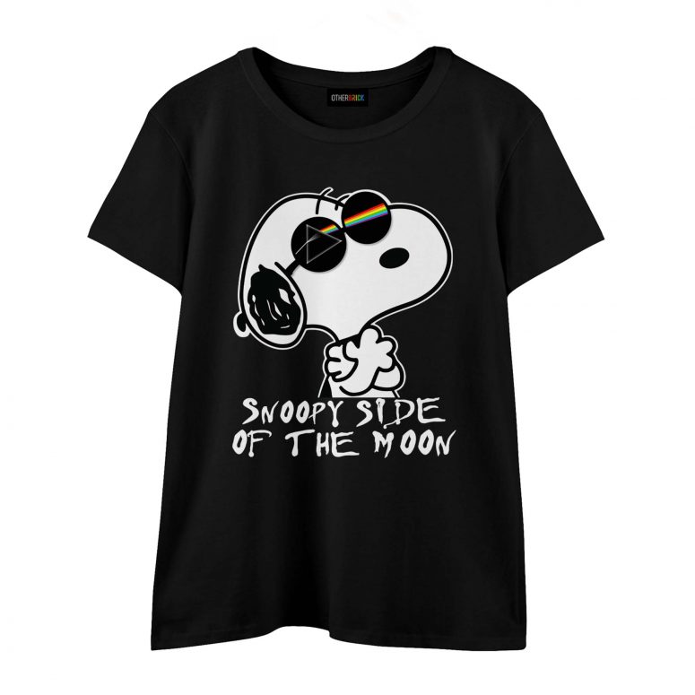 Joe Cool Snoopy Side Of The Moon Pink Floyd Shirt Joe Cool Snoopy Side Of The Moon Pink Floyd Shirt