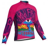 Kimberly Osceola Pepperland San Rafael Pink Floyd Longsleeve Cycling Jersey 05 - OtherBrick