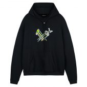 Knebworth Tee Worn By David Gilmour Front Hoodie Black - OtherBrick