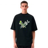 Knebworth Tee Worn By David Gilmour Front Shirt Man Black 1 - OtherBrick