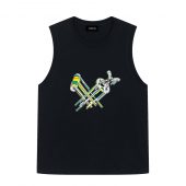 Knebworth Tee Worn By David Gilmour Front Tank Black - OtherBrick