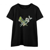 Knebworth Tee Worn By David Gilmour Front Wtee Black - OtherBrick