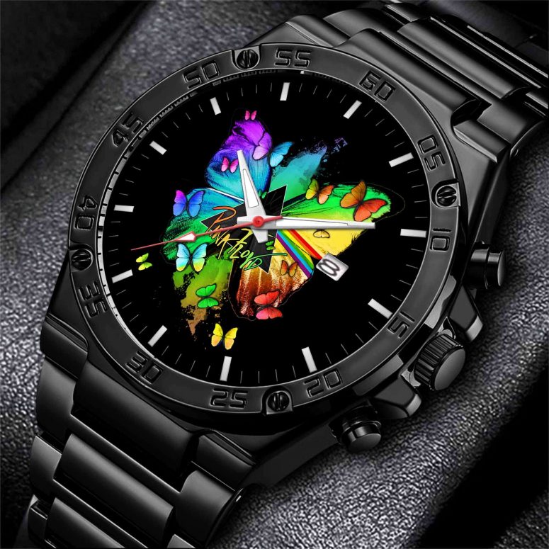 Nick Mason Butterfly x Dark Side Of The Moon Gentleman Powermatic Silver Watch