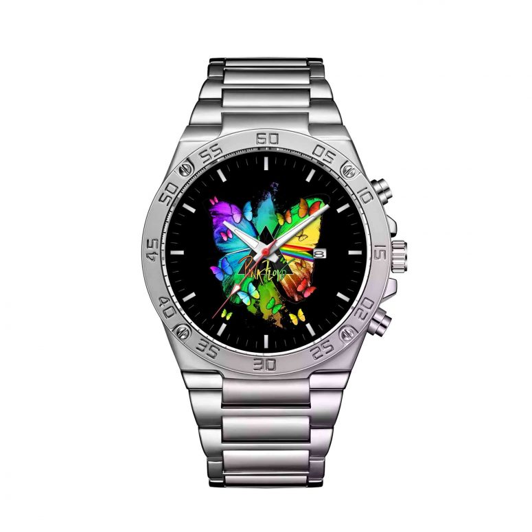 Nick Mason Butterfly x Dark Side Of The Moon Gentleman Powermatic Silver Watch