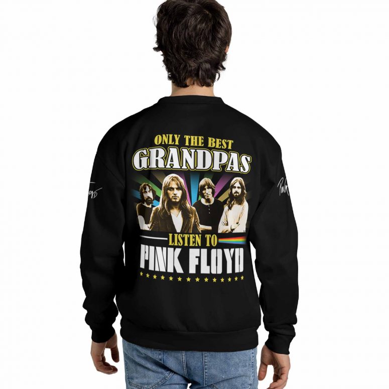 Only The Best Grandpas Listen To Pink Floyd Full Shirt Only The Best Grandpas Listen To Pink Floyd Full Shirt