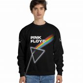 Only The Best Grandpas Listen To Pink Floyd Gray Sweater Front - OtherBrick