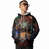 Pink Floyd 50th Anniversary Dsotm Time Animals Hoodie Front - OtherBrick