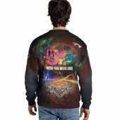 Pink Floyd 50th Anniversary Dsotm Time Animals Sweater Back - OtherBrick