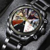 Pink Floyd Album Collage 2026 Gentleman Powermatic Silver Watch