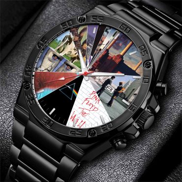 Pink Floyd Album Collage 2026 Gentleman Powermatic Silver Watch