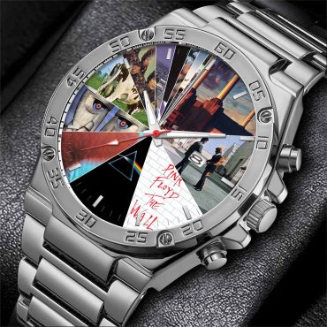 Pink Floyd Album Collage 2026 Gentleman Powermatic Silver Watch