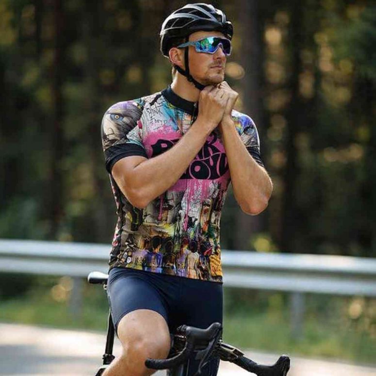 Pink Floyd Album Collage 2026 Kimberly Osceola Pepperland San Rafael Pink Floyd Shortsleeve Cycling Jersey