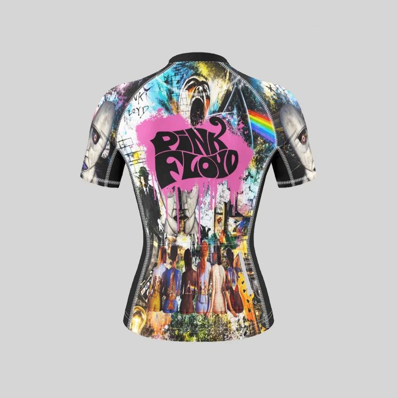 Pink Floyd Album Collage 2026 Kimberly Osceola Pepperland San Rafael Pink Floyd Shortsleeve Cycling Jersey
