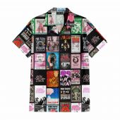 Pink Floyd All Album Poster Dsotm Wywh Animals Hawaiian Shirt Hawaiian Shirt Front - OtherBrick