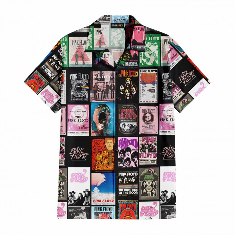 Pink Floyd All Album Poster DSOTM WYWH Animals Hawaiian Shirt