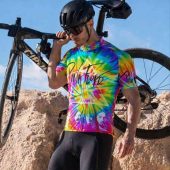 Pink Floyd Dsotm Colorful Kimberly Osceola Pepperland San Rafael Pink Floyd Shortsleeve Cycling Jersey 1 (1) - OtherBrick