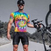 Pink Floyd Dsotm Colorful Kimberly Osceola Pepperland San Rafael Pink Floyd Shortsleeve Cycling Jersey 3 (1) - OtherBrick