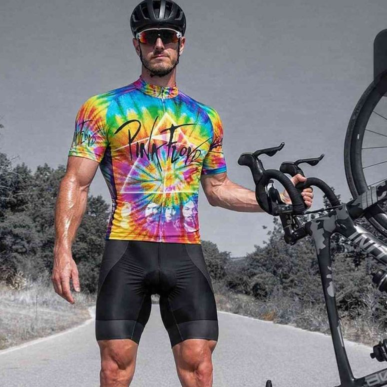 Pink Floyd DSOTM Colorful Kimberly Osceola Pepperland San Rafael Pink Floyd Shortsleeve Cycling Jersey Pink Floyd DSOTM Colorful Kimberly Osceola Pepperland San Rafael Pink Floyd Shortsleeve Cycling Jersey