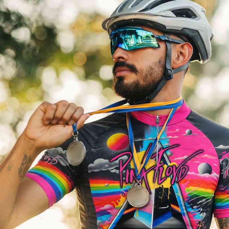 Pink Floyd DSOTM Sunlight Kimberly Osceola Pepperland San Rafael Pink Floyd Short Sleeve Cycling Jersey Pink Floyd DSOTM Sunlight Kimberly Osceola Pepperland San Rafael Pink Floyd Short Sleeve Cycling Jersey