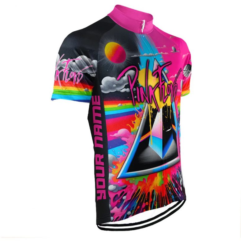 Pink Floyd DSOTM Sunlight Kimberly Osceola Pepperland San Rafael Pink Floyd Short Sleeve Cycling Jersey Pink Floyd DSOTM Sunlight Kimberly Osceola Pepperland San Rafael Pink Floyd Short Sleeve Cycling Jersey