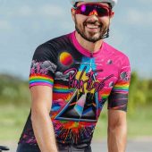 Pink Floyd Dsotm Sunlight Kimberly Osceola Pepperland San Rafael Pink Floyd Short Sleeve Cycling Jersey 3 - OtherBrick